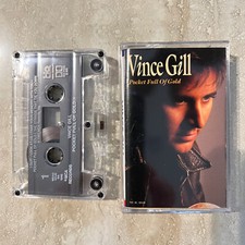 Cassette Vince Gill Pocket Full Of Gold 1991 MCA Records Tested New Case