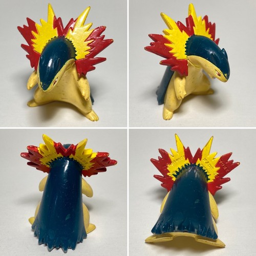 Cyndaquil, Quilava, Typhlosion A.2 (H1,3"-1,8") Pokemon Monster Tomy Figur Spielzeug. - Bild 5 von 6