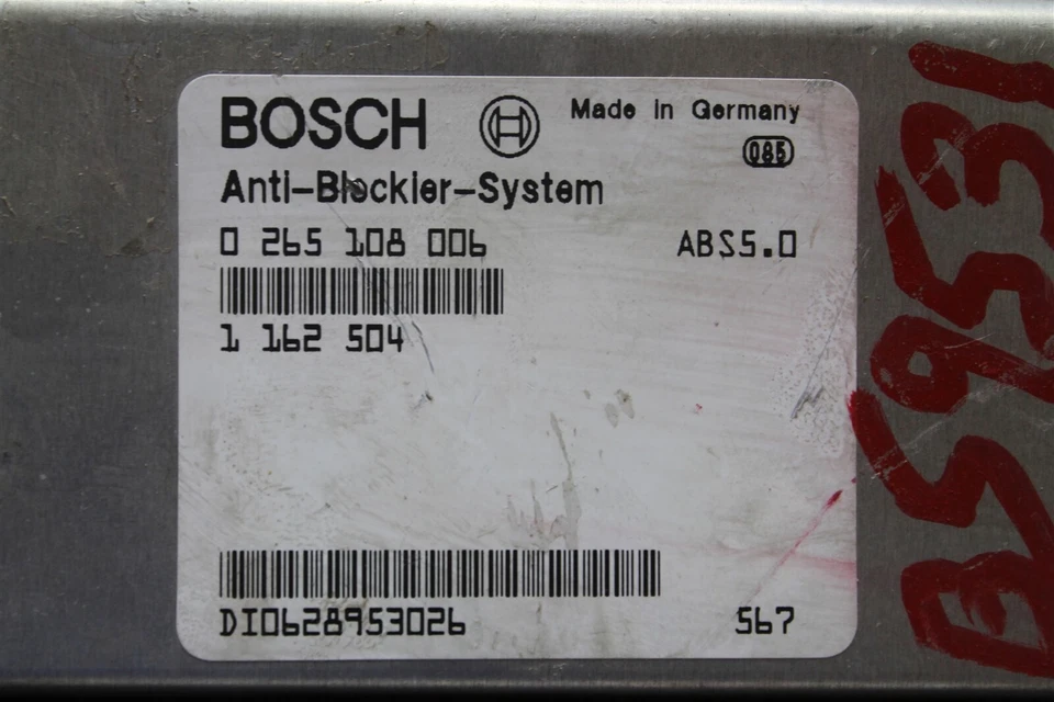 1162504 BMW-525i 1994-1995 ABS sistema de frenagem módulo 1C3 684  - Imagem 4 de 4