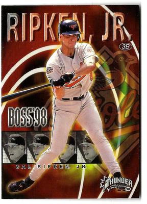 1998 Circa Thunder Boss 98 CAL RIPKEN, Jr. (ex-mt) Baltimore Orioles