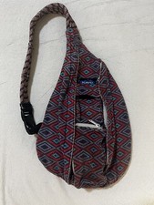 KAVU Rope Sling Crossbody Bag Hiking Trail Shoulder Backpack Tribal Limited Ed.
