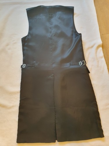 Hedi Slimane era DIOR HOMME 2007 AW RUNWAY Long Wool Gilet Vest men - Picture 23 of 24