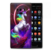 Skins Decal Wrap for Samsung Note 9 - Unicorn Rainbows Space
