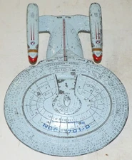 U.S.S. Enterprise NCC-1701-D Diecast Collectible Toy Vintage 1987 ...