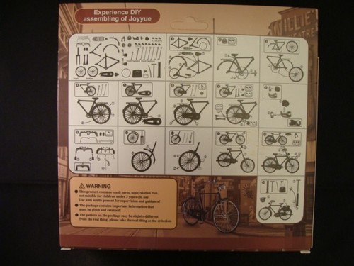 Classic Retro Green Bicycle metal model kit by Alloy - Picture 2 of 2