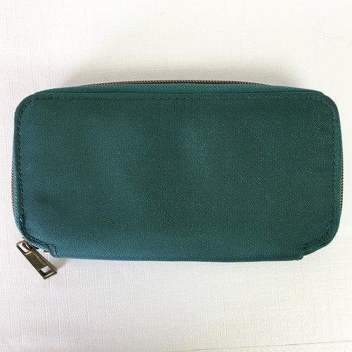 Travelon Zip Around Wallet Travel Organizer Green - Picture 2 of 9
