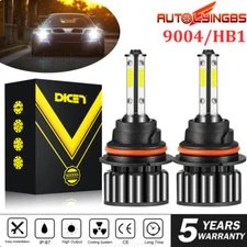 9004 4-Sides LED Headlight for Dodge RAM 1500 2500 3500 1994-2001 High/Low Beam