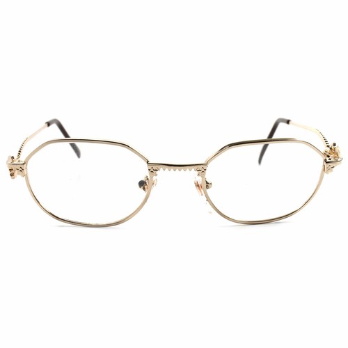 Funky Old Vintage Optical Mens Womens Gold Eye Glasses Frames - Picture 4 of 4
