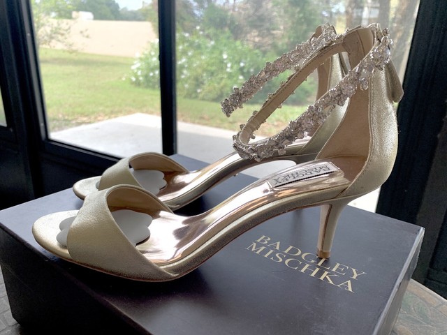 gold designer heels sale