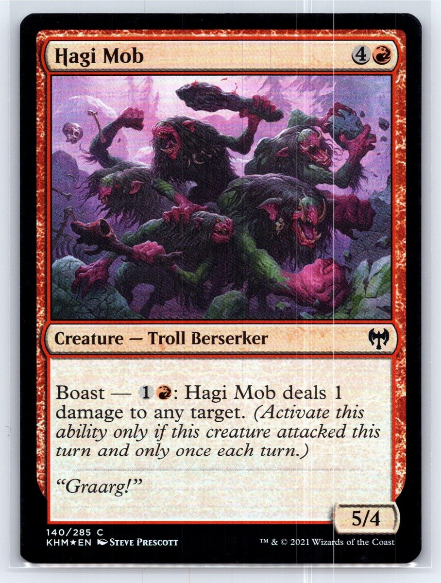 2021 Magic: The Gathering MTG Kaldheim FOIL Hagi Mob 140/285 NM | eBay 2021 Magic: The Gathering MTG Kaldheim FOIL Hagi Mob 140/285 NM | eBay