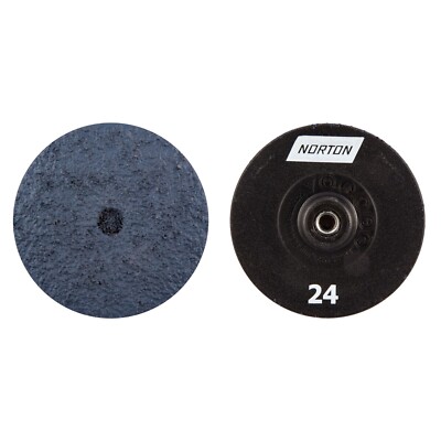 Norton NorKut 03657 Quick Change Grinding Disc 3 in 36 Grit Blue (20 ct)
