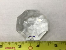 Lilly Cut 50mm 2 Hole Crystal Octagon XXL Size 90478/2/50 Suncatcher 8116/50