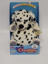 NOS Vintage 2000 Chubby Puppies Maggie the Dalmatian plush dog stuffed animal