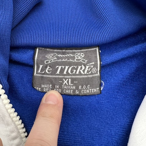 Vintage Campus Le Tigre Jacket blue and white XL - Picture 3 of 4
