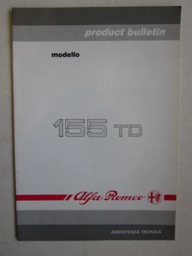 Manuali di assistenza e riparazione 155 manutenzione ordinaria per l'auto per Alfa Romeo