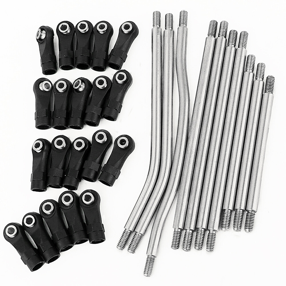 10 Tiges De Liaison En Acier Inoxydable 324mm Pour TRX4 RC Crawler - Neuf