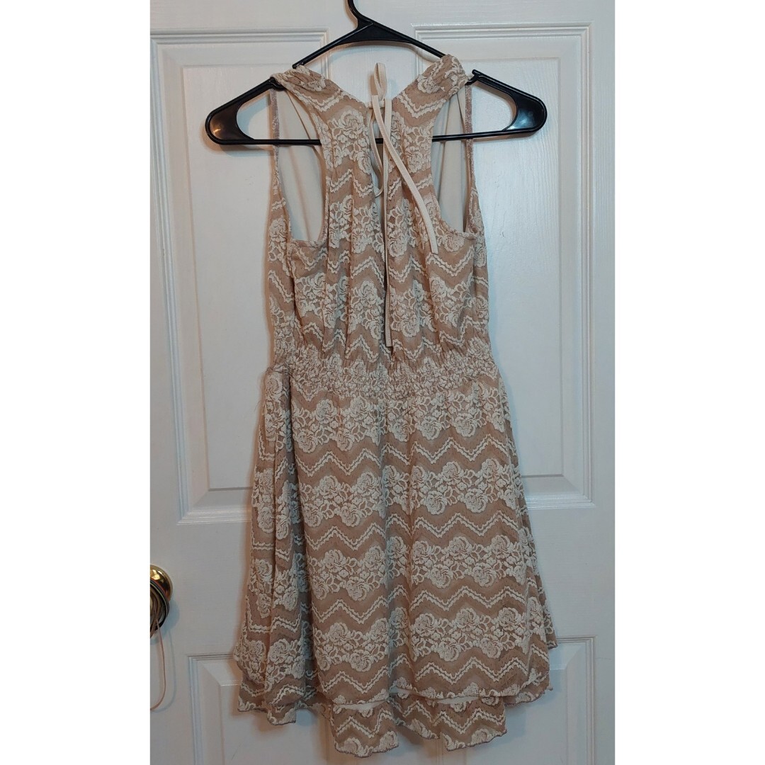 American Rag Tan White Lace A Line Sleeveless Mini Dress Cottagecore Boho Size M | eBay American Rag Tan White Lace A Line Sleeveless Mini Dress Cottagecore Boho Size M | eBay
