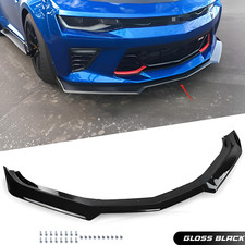 Fits For 16-22 Chevy Camaro 1le Style Gloss Black Front Bumper Lip Splitter Abs Fits For 16-22 Chevy Camaro 1le Style Gloss Black Front Bumper Lip Splitter Abs