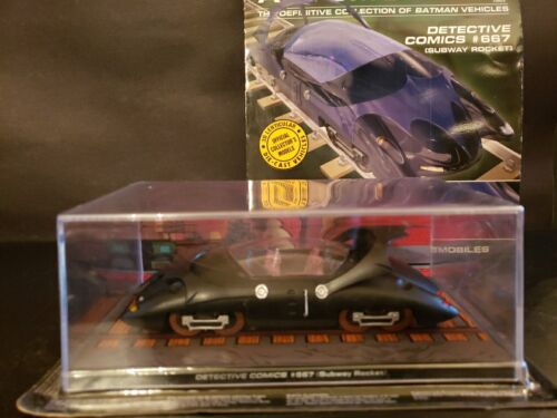 BATMAN AUTOMOBLIA #36 DETECTIVE COMICS #667 SUBWAY ROCKET DIECAST EAGLEMOSS DC