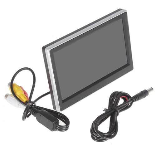 5 Inch TFT LCD Digital Color Car Rear View Backup Monitor with 2 Video Input - Picture 5 of 5