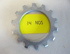 + NOS ZEUS 2000 Criterium 14T Threaded 6 Speed Freewheel Cog Silver - Spain +