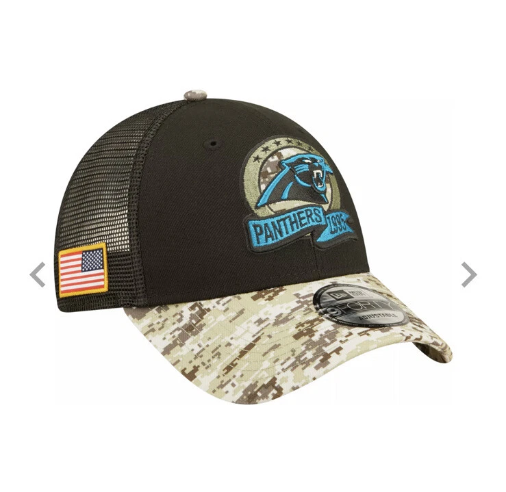 Carolina panthers salute to service shop hat