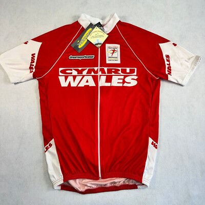 Inverse Cymru Wales 2006 Radtrikot Herren XL Melbourne Commonwealth Games