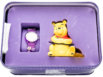 RARE VTG Disney Lorus Winnie the Pooh Musical Quartz Watch V621 *AS IS-Untested Winnie the Pooh Disney Watches & Timepieces (1968-Now) for  main image 2