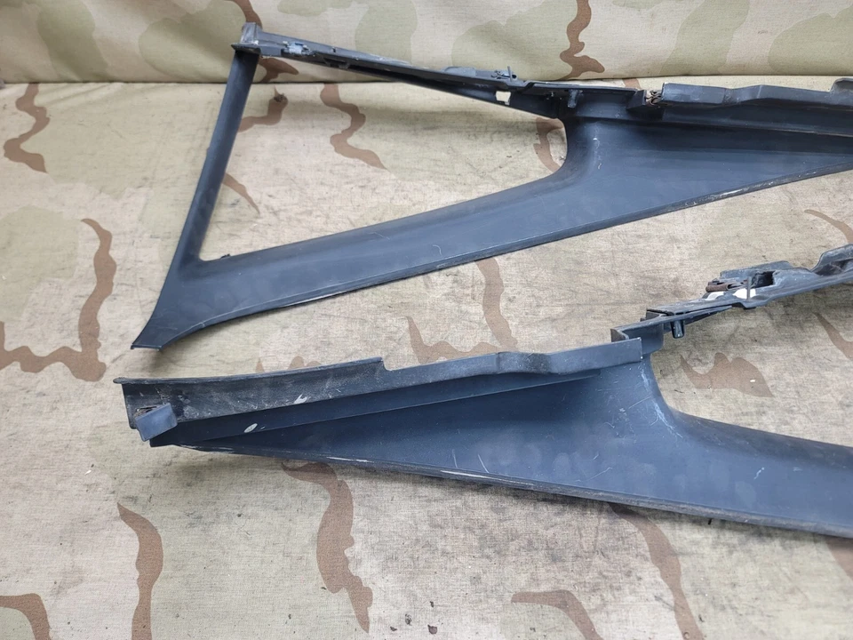 Pontiac Fiero 1986-1988 pasajero original negro panel de vela interior trasero derecho OEM Foto 4 de 4