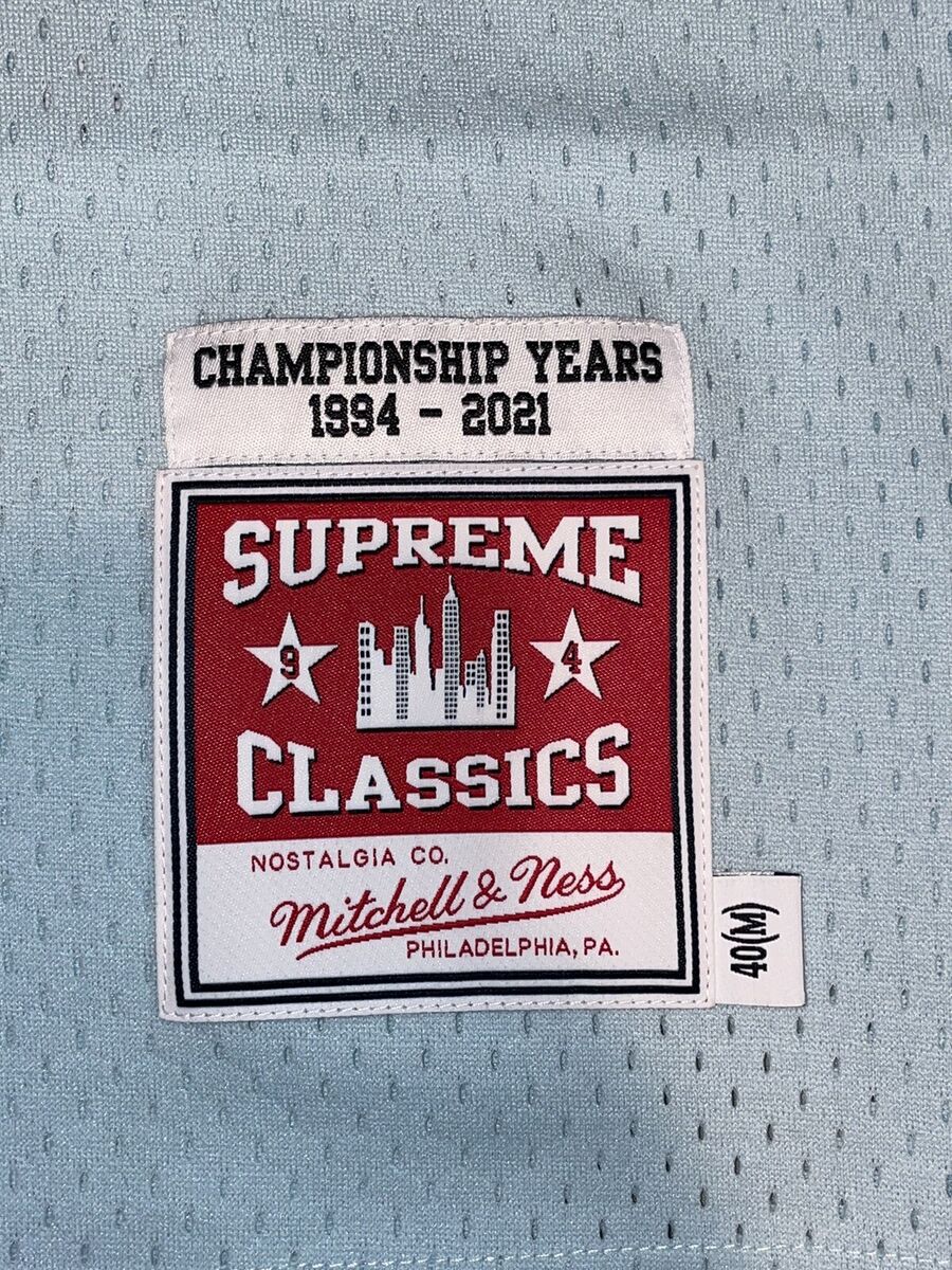 Supreme Mitchell & Ness Basketball Jersey White Men's - SS21 - US