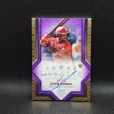 2023 Topps Five Star Jeter Downs Purple Auto Rookie RC 44/50 #FSA-JD Nationals