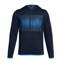 Boys Under Armour ColdGear Fleece Hoodie -Academy Blue