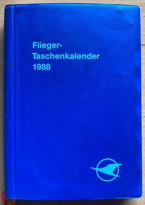 FLIEGER-TASCHENKALENDER 1988 - Pocket Guide for VFR Flights - Ausgabe BRD