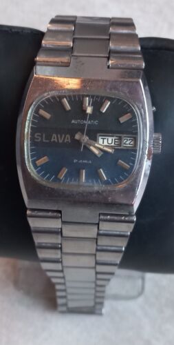 vintage slava automatic watch