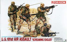 Dragon Models 3011 1/35 U.S. 101st Air Assault 'Screaming Eagles' Figures Model
