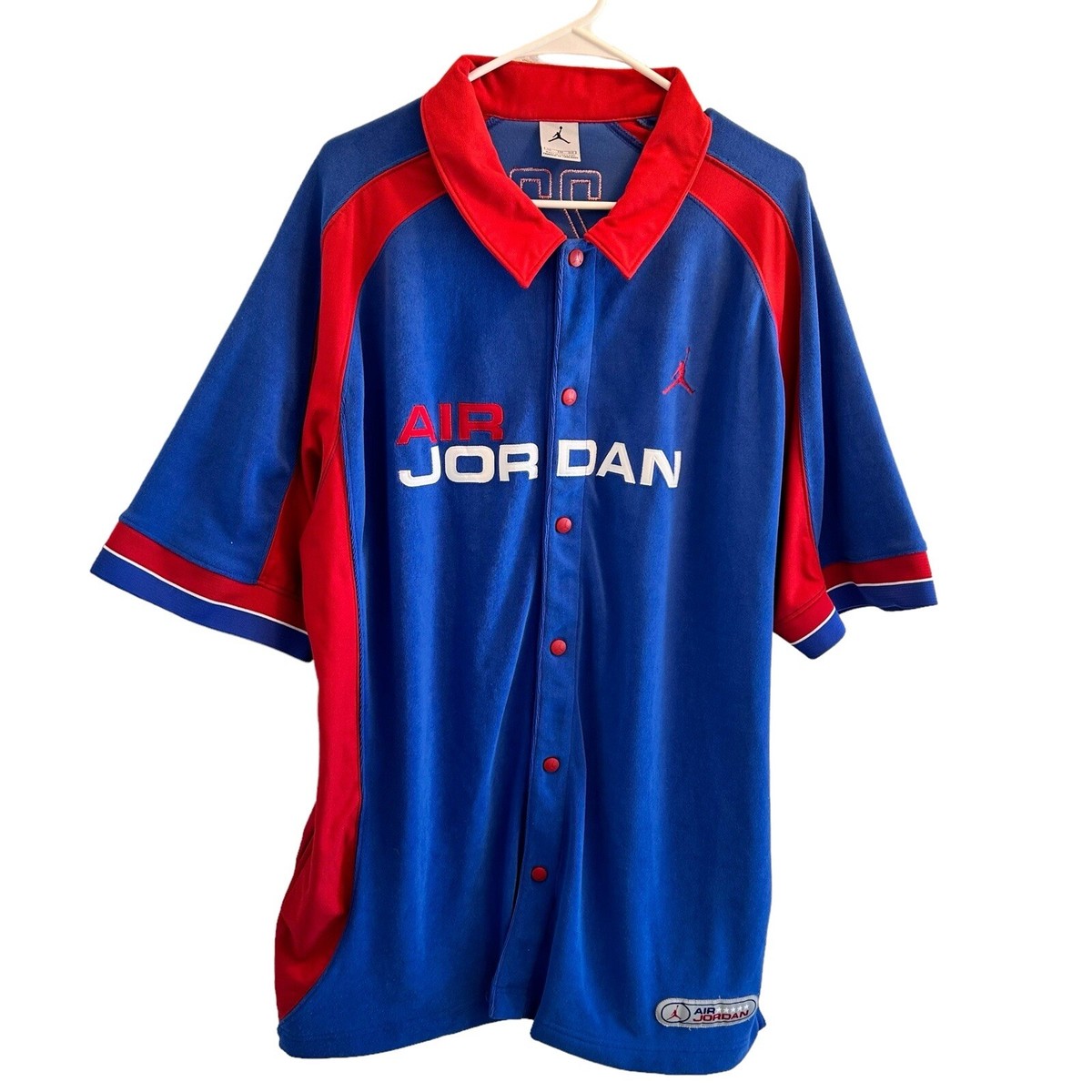 【値下げ中】NIKE JORDAN ゲームシャツ　ベースボールシャツ　　90s NIKE JORDAN ゲームシャツ ベースボールシャツ 90s 入手困難