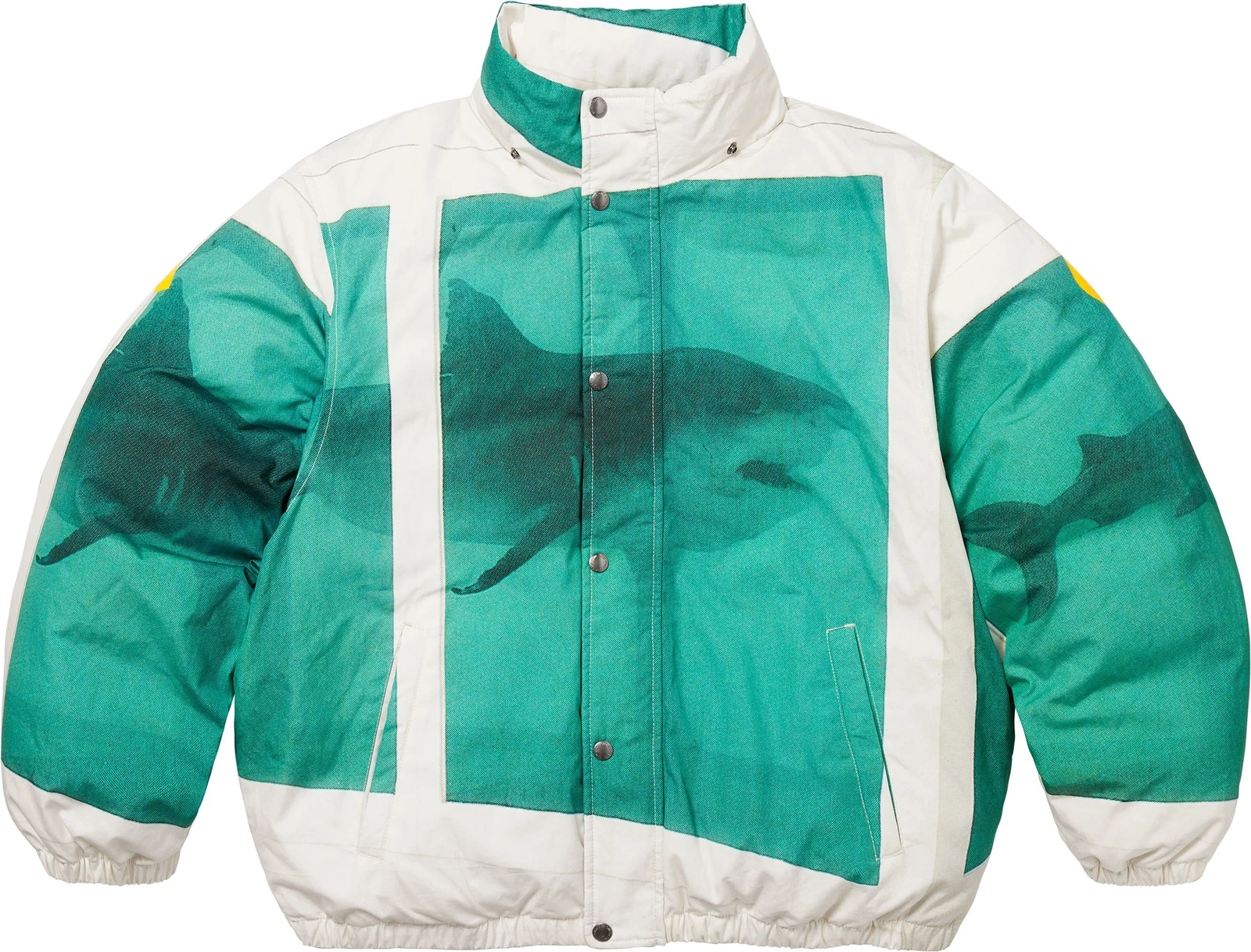 Veste matelassée Supreme Damien Hirst Down blanche
