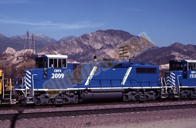 Vtg 2002 Train Slide 2009 CEFX Engine Cajon CA Y2C071 | eBay