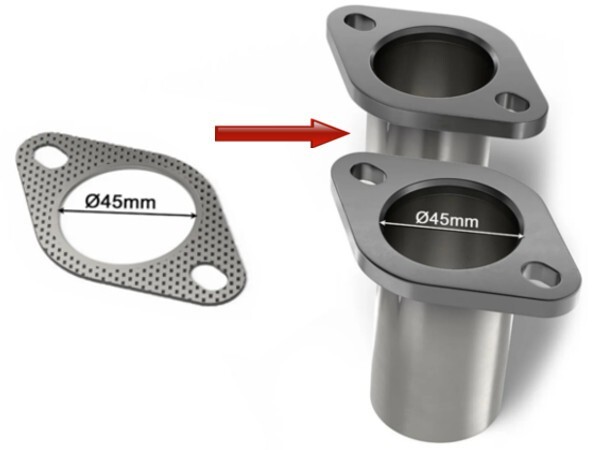 Katalysator Dichtung Auspuff Dichtung Universal – Für Katalysator, Abgasrohr, Hosenrohr & Flexrohr, Metall Auspuff Dichtring