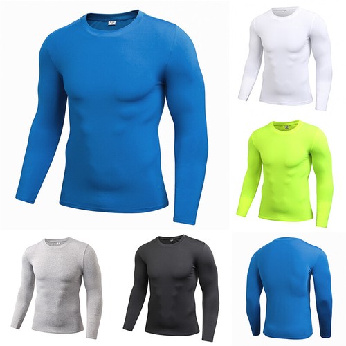 Lot De Hauts De Compression Homme – Sport, Cyclisme, Base Layer – Respirant Et Stretch