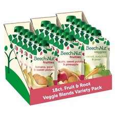 Baby Food Variety Pack Fruit  Root Veggie Blends Baby Food Pouches Fruit  V...
