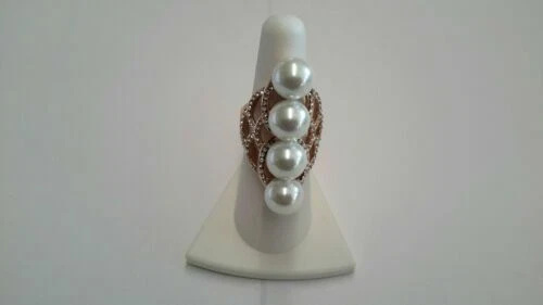 Pearl Shell Rose Gold Fashion Rings