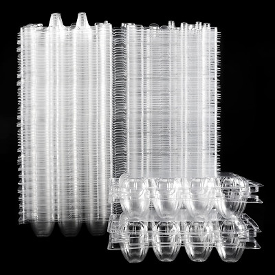 120 Pack 12 Grid Quail Egg Cartons, Reusable Quail Egg Cartons Cheap Bulk, Stack