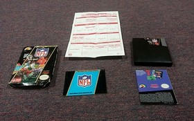 NFL Football (Nintendo) NES (COMPLETE IN BOX!) Tested & Works Well! Ships Immed.