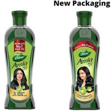2 X Dabur Amla Hair Oil for Stronger, Longer, Thicker Hair- 90ml Hair Growth Oil