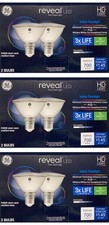  6 bulbs GE Reveal LED 75 W Equivalent Dimmable, Color-Enhancing HD PAR30