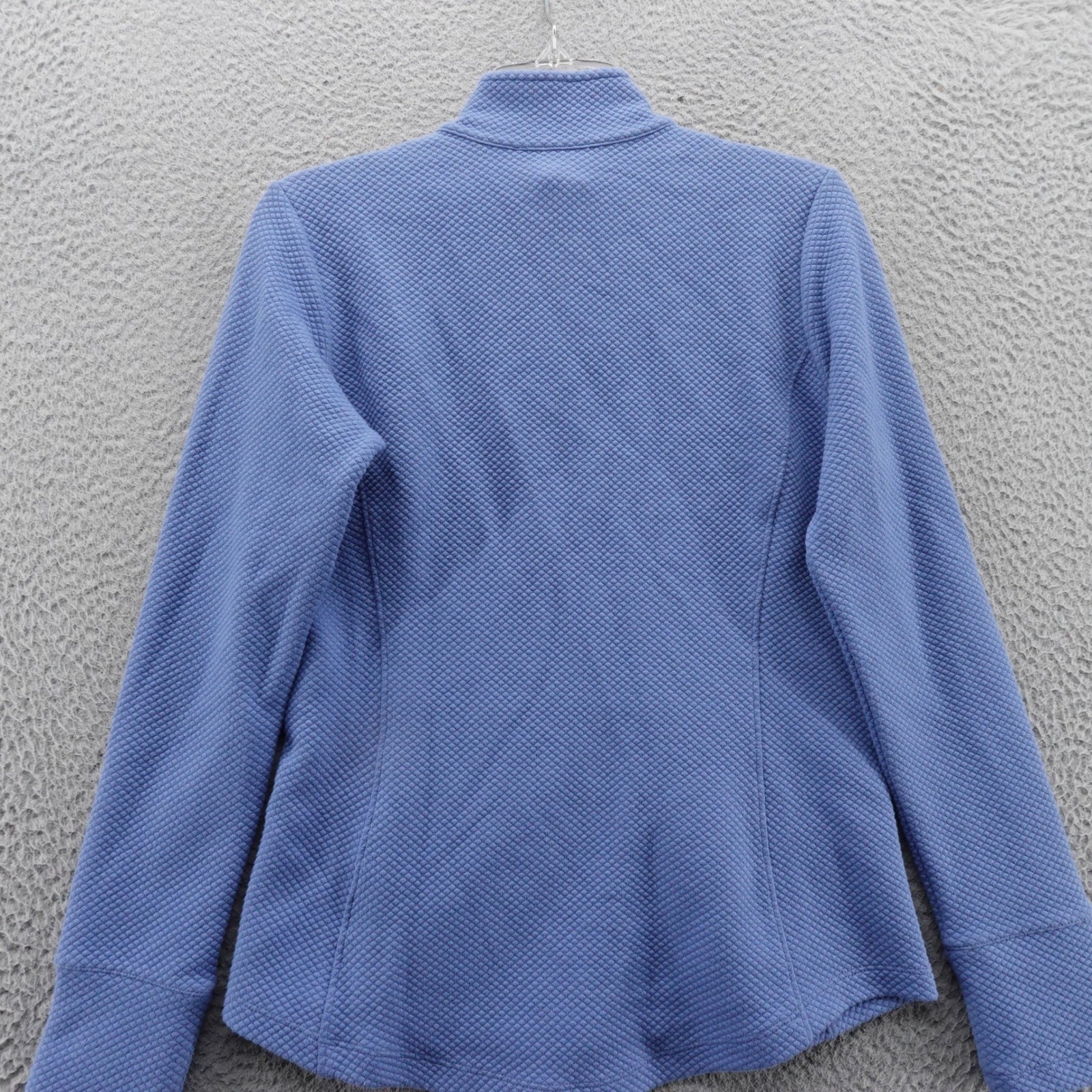 Walter Hagen Womens Clubhouse Full Zip Jacket Mid Blue Textured Small NEW