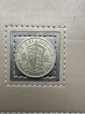 1945 George VI Half Crown Silver Coin Great Britain 50% Silver