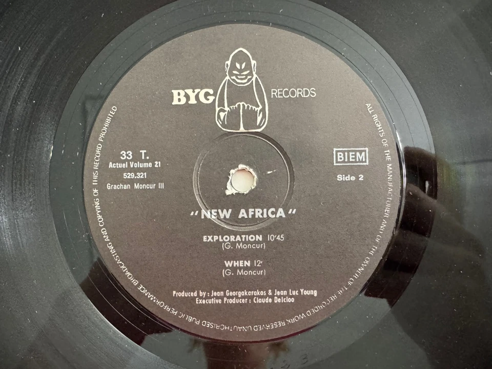 Grachan Moncur III LP "New Africa" Actuel 21 ~ BYG ~ France ~ 1969 ~  Gatefold Foto 4 de 4