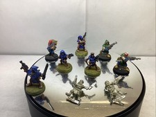 Necromunda HOUSE CAWDOR GANG x9 models built some paint metal OOP CM32821